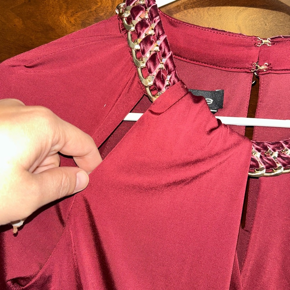 NWT! Two Bebe Chain Keyhole Bodysuits - Picture 6 of 16